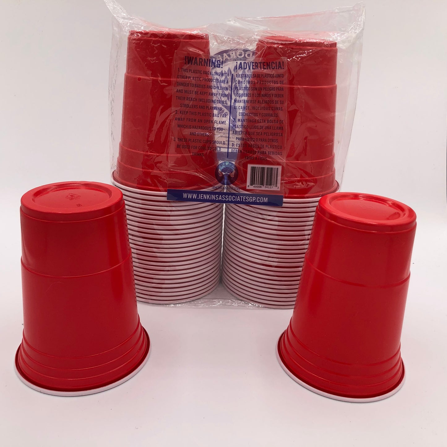 50 Disposable Plastic Party Cups